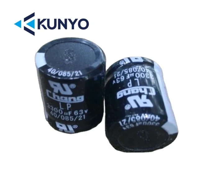 Electronic materials 3300UF 6.3V 10V 16V 25V 35V 50V 63V 25*30mm Electrolytic capacitor price