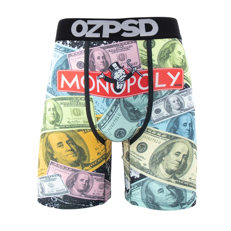 1PC OZPSD Sexy Men Underwear Boxer Cueca Male Panties Lingerie Men Underpants Boxershorts Boxerbriefs Plus Size Boxer Briefs