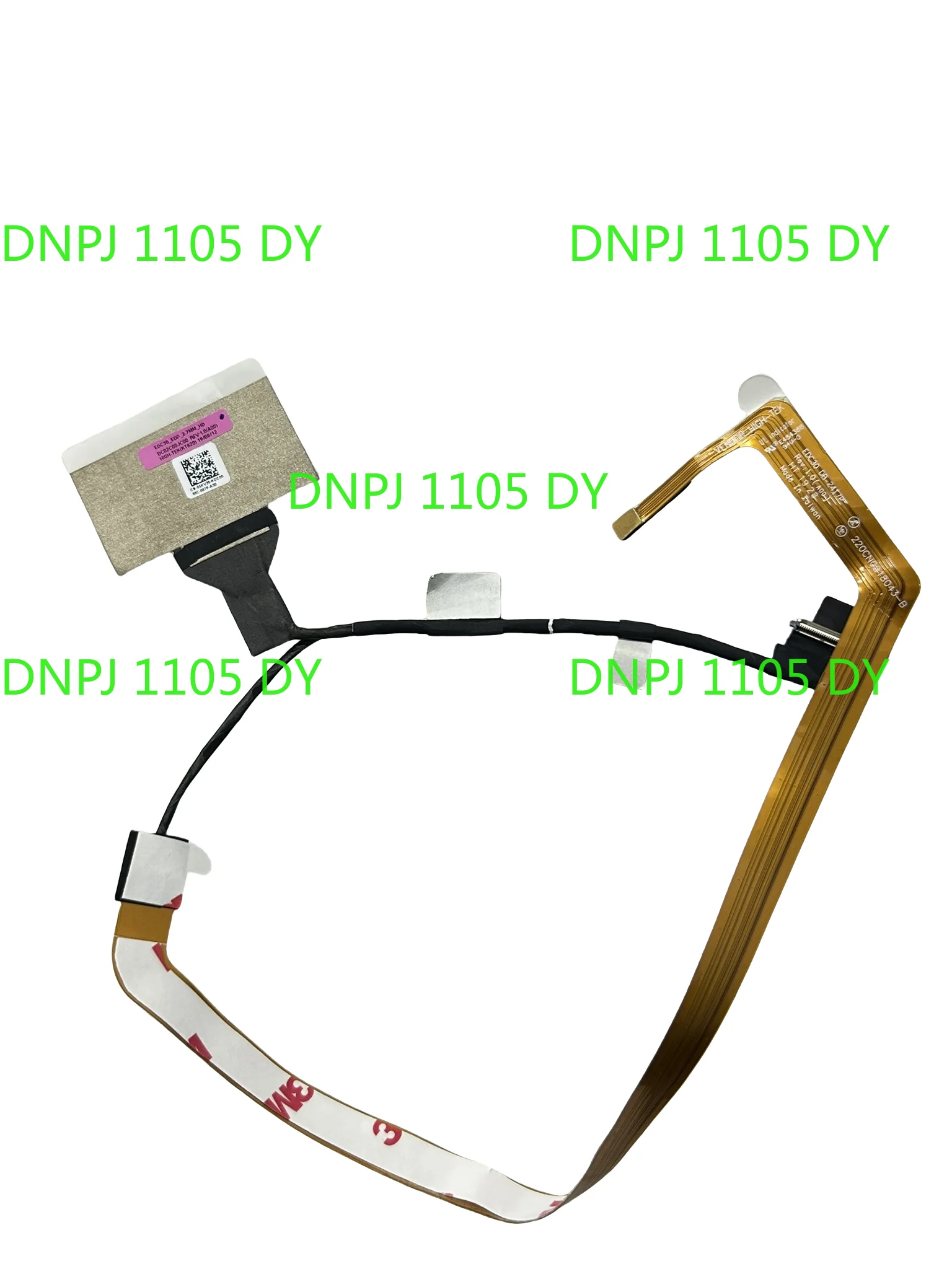 DB Dell Latitude 7300 E7300 노트북 LCD LED 디스플레이 케이블 05405W 05KV28 086XR5 0MF5R5 0VRFW2 0T8CF7 0G95F6 05YHTG 068GRY