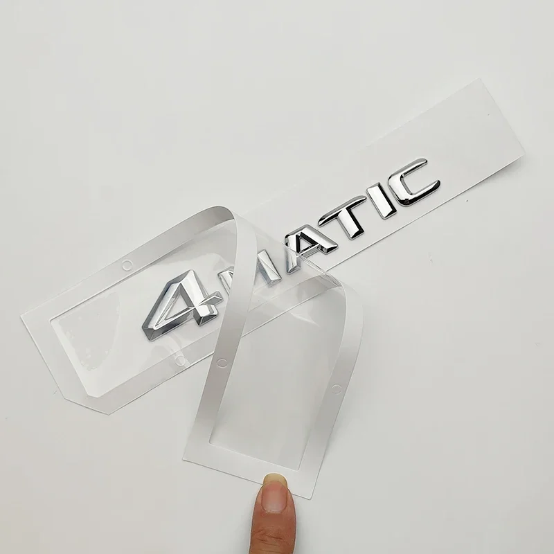 3D ABS Black 4 Matic Logo 4Matic Emblem Letters Car Trunk Badge W204 W205 W212 W213 4matic Sticker Accessories