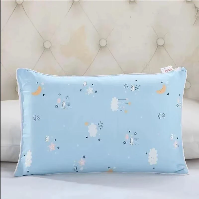 Four Season Universal Child Pillow Cartoon Style Cotton Baby Comfortable Pillowcase Kindergarten Student High Quality Pillowcase