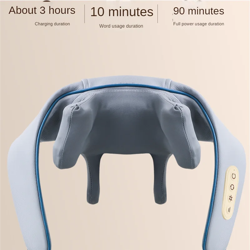 

Практичный-6D разминающий массажер, электрический массажер для шеи, облегчение боли, подушка для плеч, шейная шаль для расслабления мышц спины