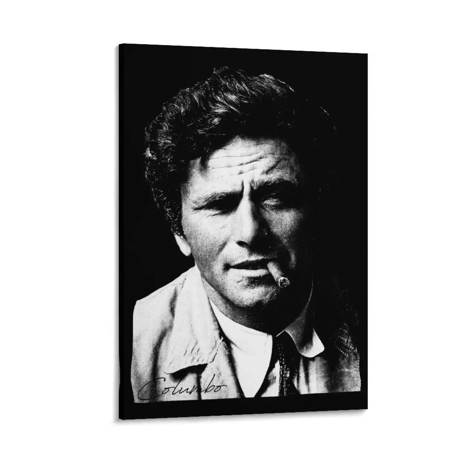 

Columbo // Portrait Canvas Painting decorations for the room anime decoration Paintings on the wall