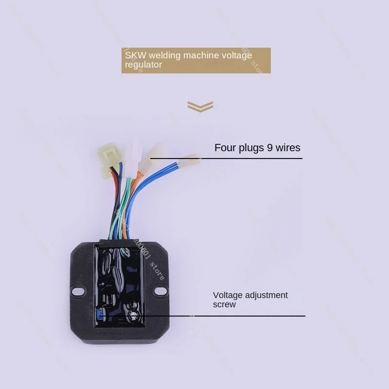 Gasoline Welding Dual Function Machine AVR 5kW Pressure Regulator 190A 210A 230A 5kW Electric Welding Machine Voltage Regulator