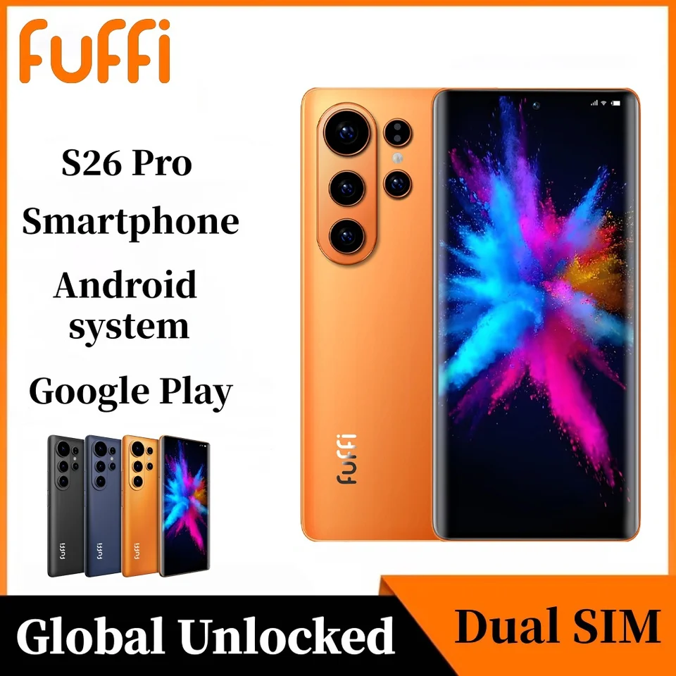 FUFFI S26 Pro Global Version Smartphone Android 12+512GB 6.67 Inch