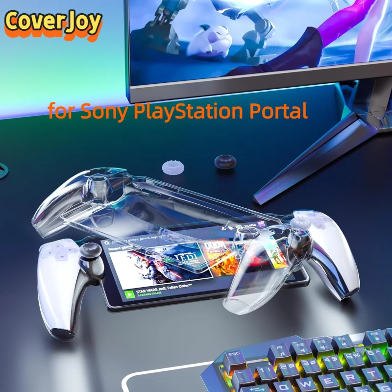 capa-coverjoy-transparente-tpu-para-playstation-portal-protecao-total-a-prova-de-choque-e-antiarranhoes