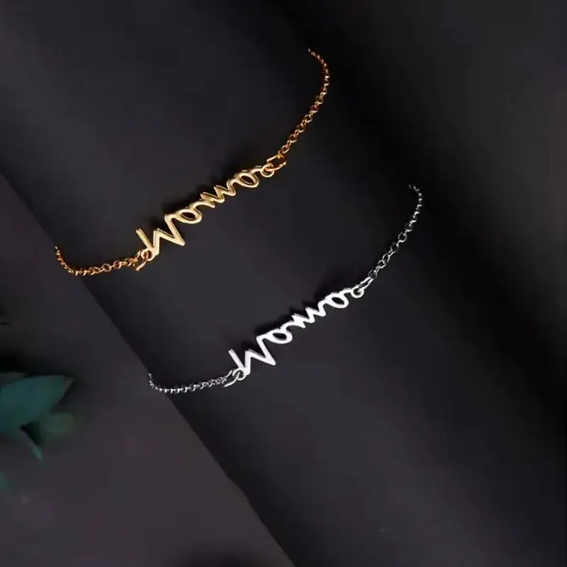 

Letter Mama Charm Bracelet Women Beads Chain Bracelets Jewelry Mother Day Gifts Skyrim Adjustable Bracelet Chain Fashion Jewelry