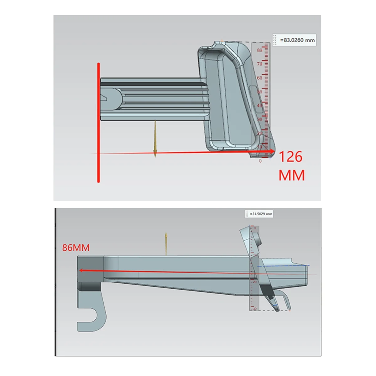 Imagem -04 - Punho de Liberação do Freio do Estacionamento do Carro Freio de Mão para Mercedes-benz S-class W140 Lhd 1404200195 1404270720 19911998