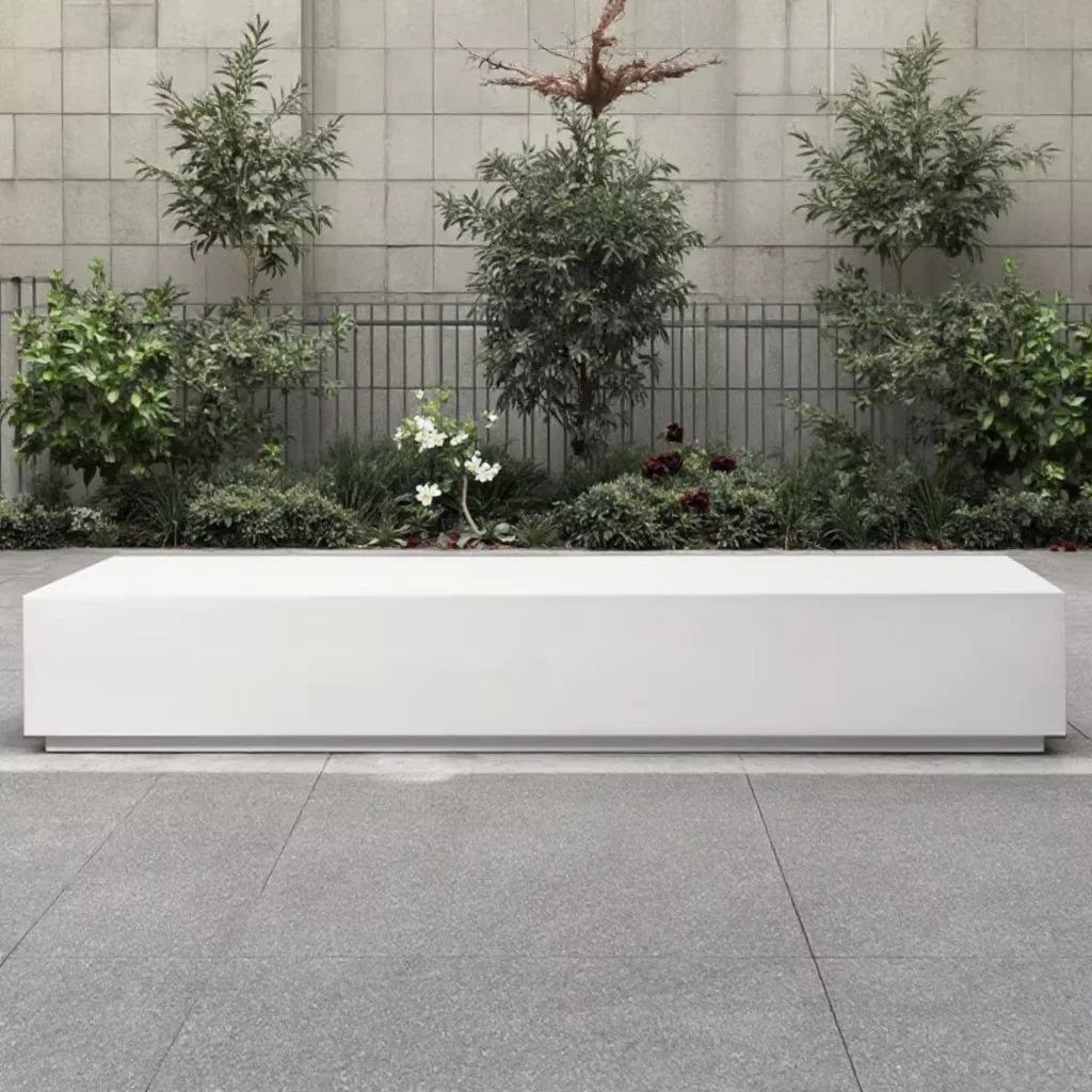 

#Green New Morden Outdoor Aluminum Low Coffee Table