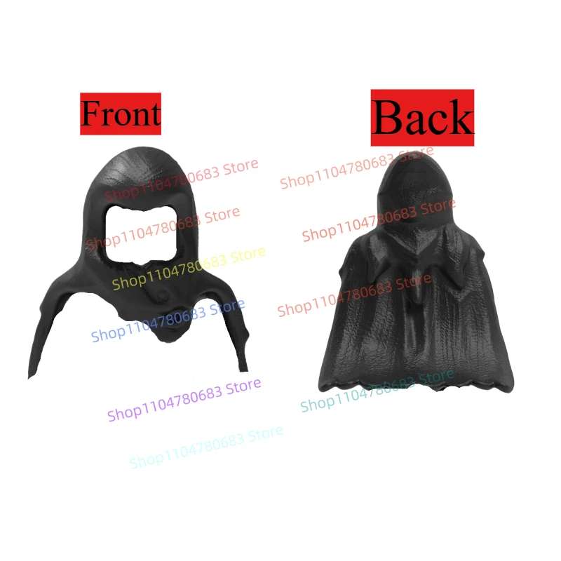 Klocki MOC Mini Figurka Peleryna Płaszcz Odzież Wierzchnia Kreskówka Anime Akcesoria Model do Składania Ozdoba Zabawka Prezent Kolekcja