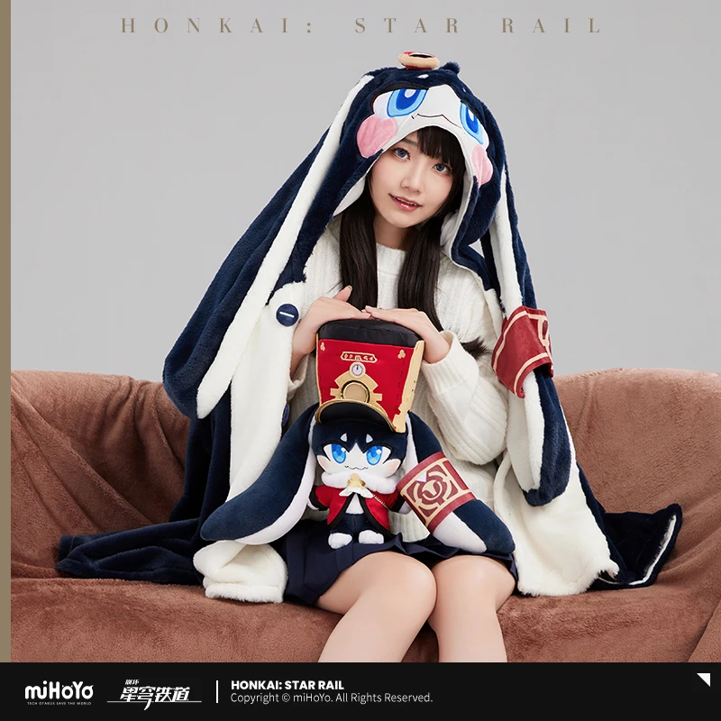 

【Genuine In Stock Honkai Star Rail 】Pamwo Series Pam Soft Plush Shawl Blanket Cute Warm Home Cosplay Anime Fan Gift Accessory
