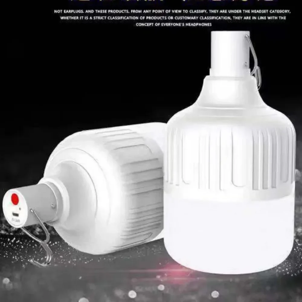 Portable Lantern Bulb Camping Light USB Rechargeable LED Bulb Tent Light Outdoor Emergency Bulb Gas camping lamp Battery lamp