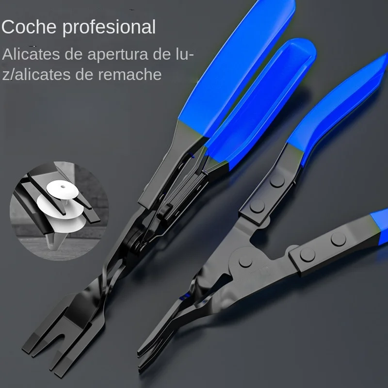 Herramienta de Reparación e Instalación de Faros de Coche, Alicates para Quitar Clips de Embellecedores, Herramienta para Quitar Tapicería de Paneles de Puerta de Furgoneta y Salpicaderos, Dropshipping