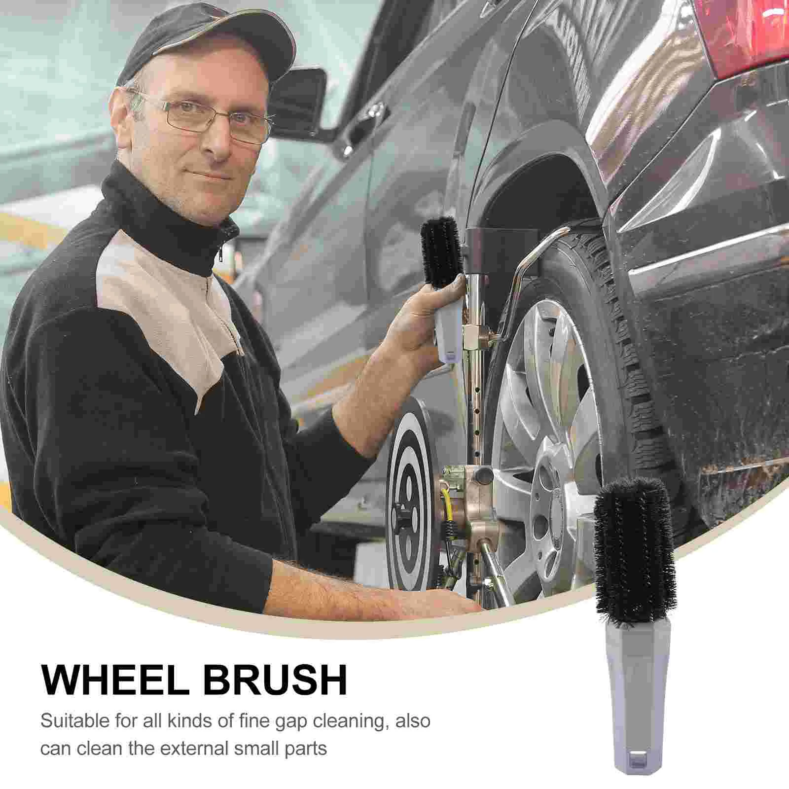 Car Lug Nut Brush Automotive Wheel Cleaning Tool Tire Brush Detailing Brush for Easy and Effective Wheel Cleaning