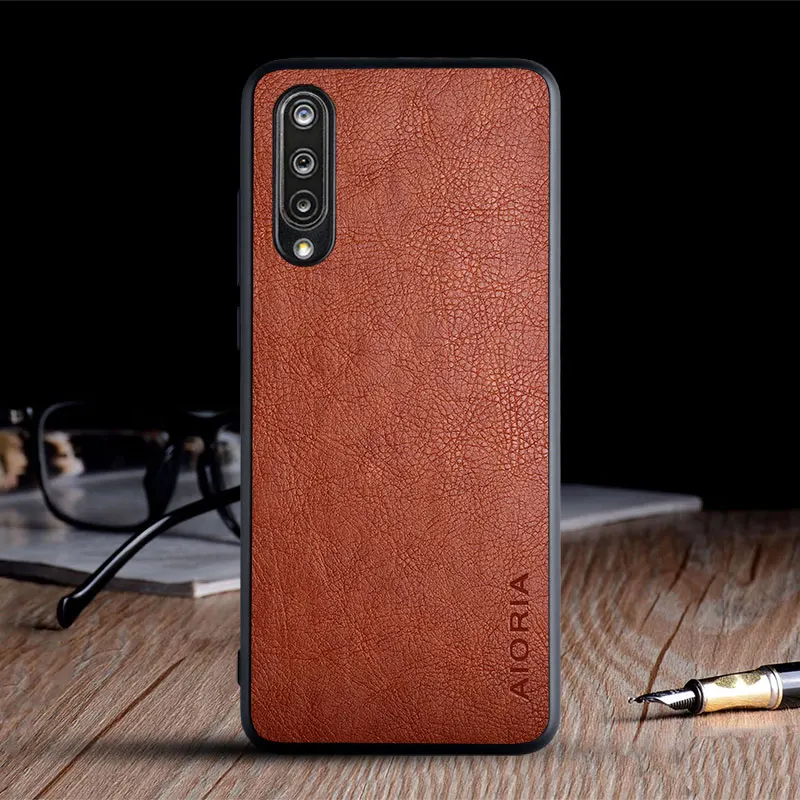 Case For Xiaomi mi 9 lite mi9 se funda luxury vintage leather skin capa hard phone cover for xiaomi mi 9 lite se case coque