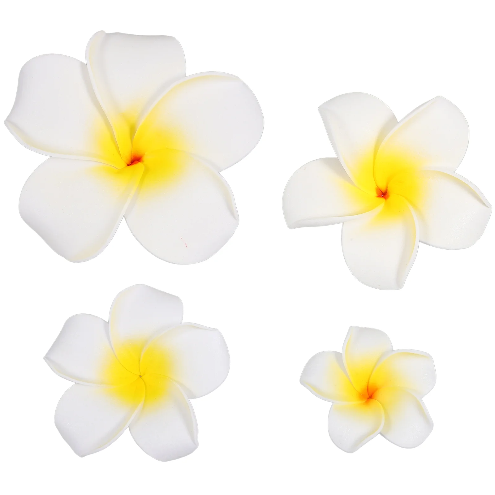 

4 Pcs Flower Hair Clips for Women Hawaiian Orchid Headdress Girl Banquet Wedding Accessories