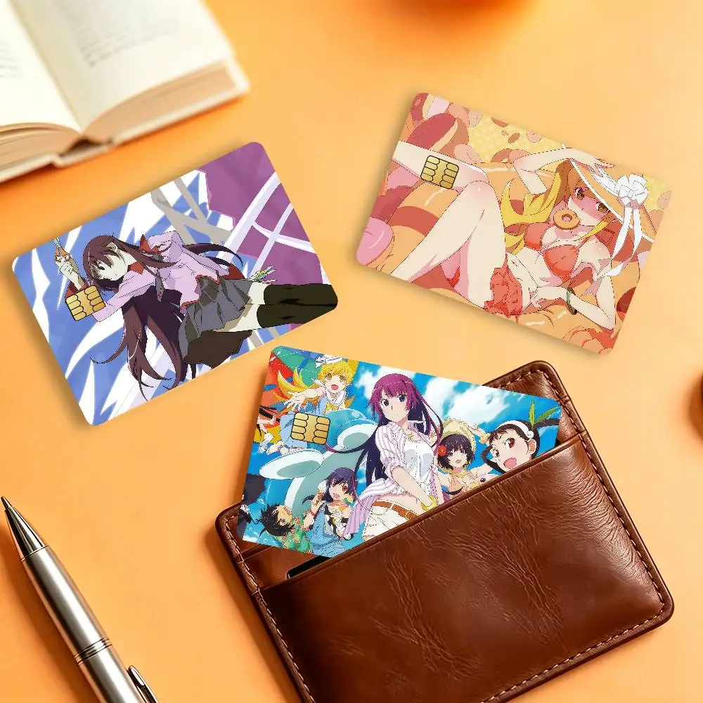 Game M-monogatari Waterproof Card Stickers For Credit Cards Debit Cards And Transit Cards 4pcs