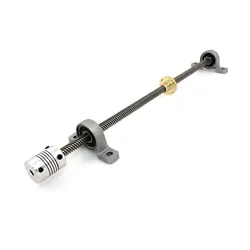 T8 Lead Screw Set Lead 2mm 4mm 8mm Pitch 2mm with Nut & KP08 Vertical bearing 5*8 mm Flexible Coupling For DIY 3D printer parts