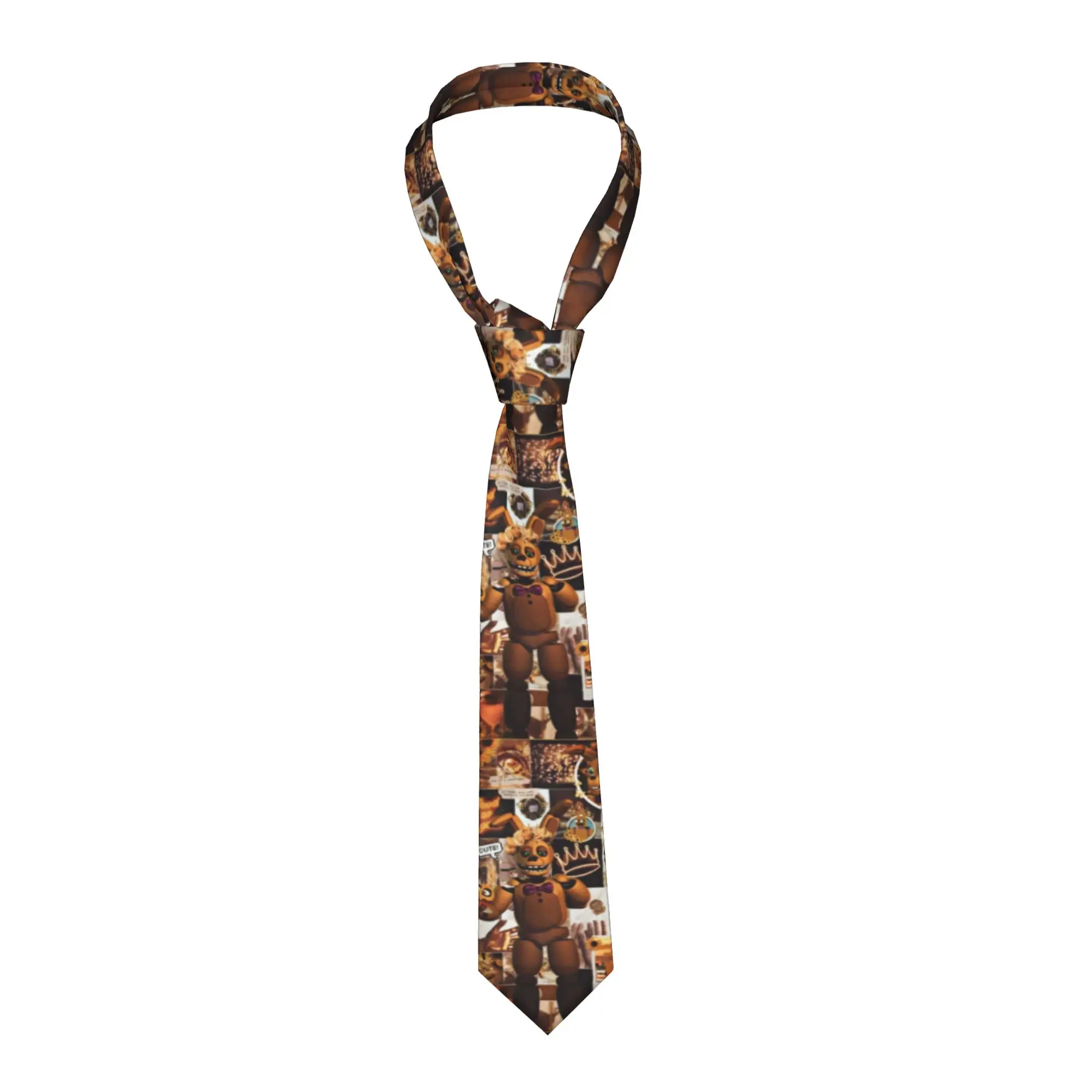 

Галстуки Springtrap FNAF Gravatas унисекс, 8 см, классические, для мужчин и женщин, аксессуары, галстук-бабочка для свадьбы