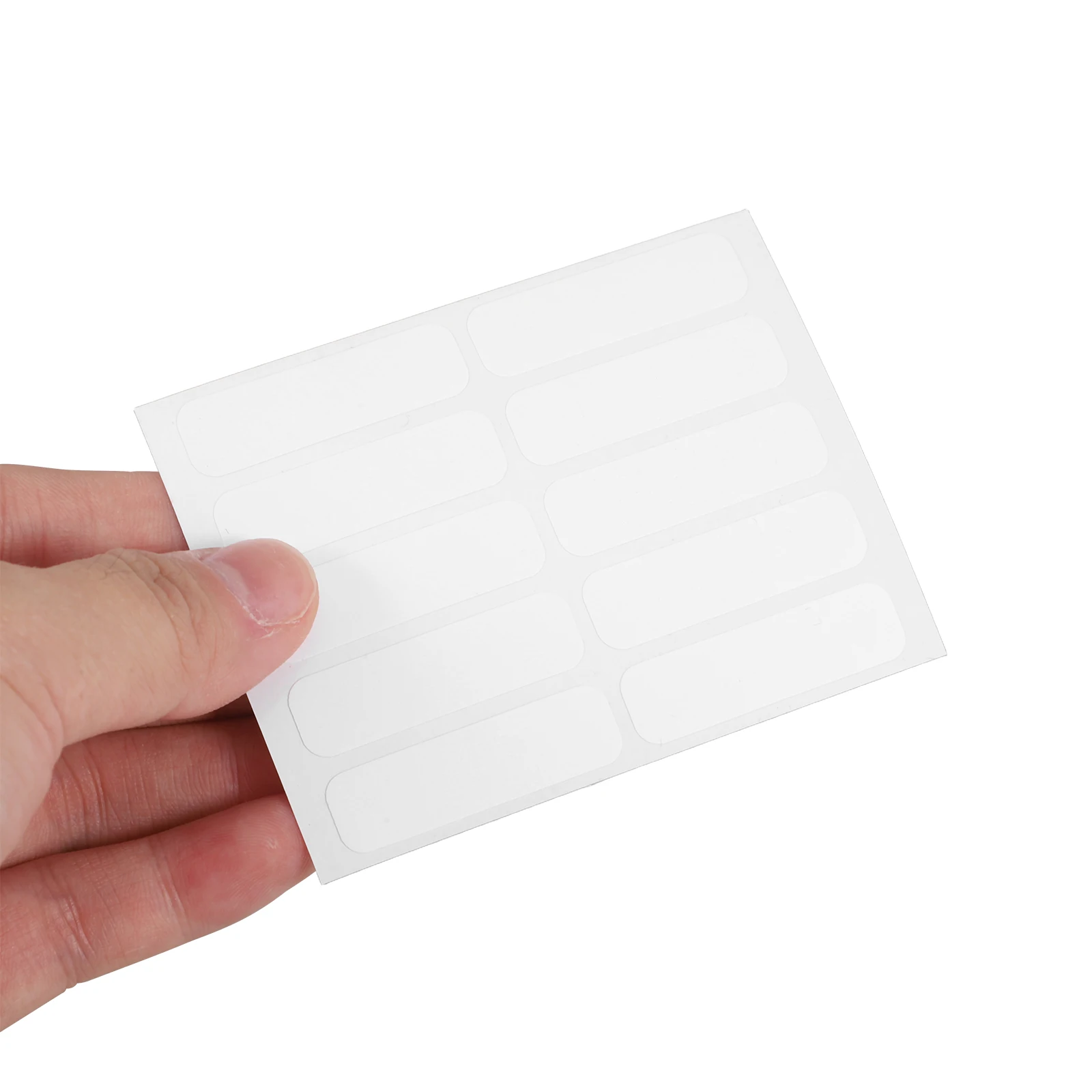 

200pcs no Iron Fabric Self-Adhesive Waterproof Writable Clothes Tags For T-Shirts Hats Bags Shoes School Supplies Laundry Name