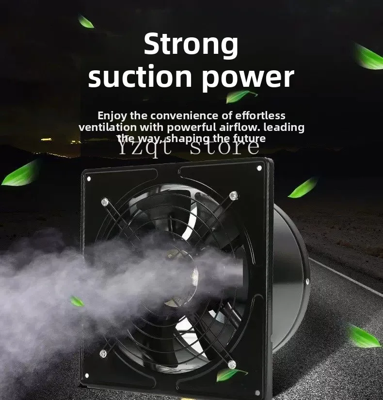 Powerful Exhaust Fan Household  Kitchen  Wall Window Ventilation  High Power Industrial Exhaust Fan