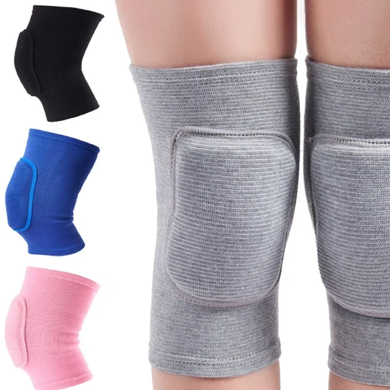 

Sports Compression Knee Pads Elastic Knee Protector Thickened Sponge Knees Brace Support for Dancing Workout Training