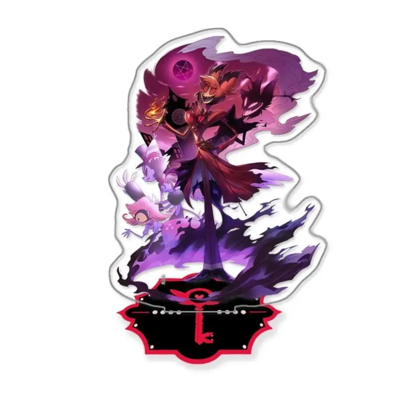 15Cm Acrylic Standee for Hazbin Hotel Husk Alastor Different Styles Anime Peripheral Humanoid Desktop Ornament Exquisite Gift