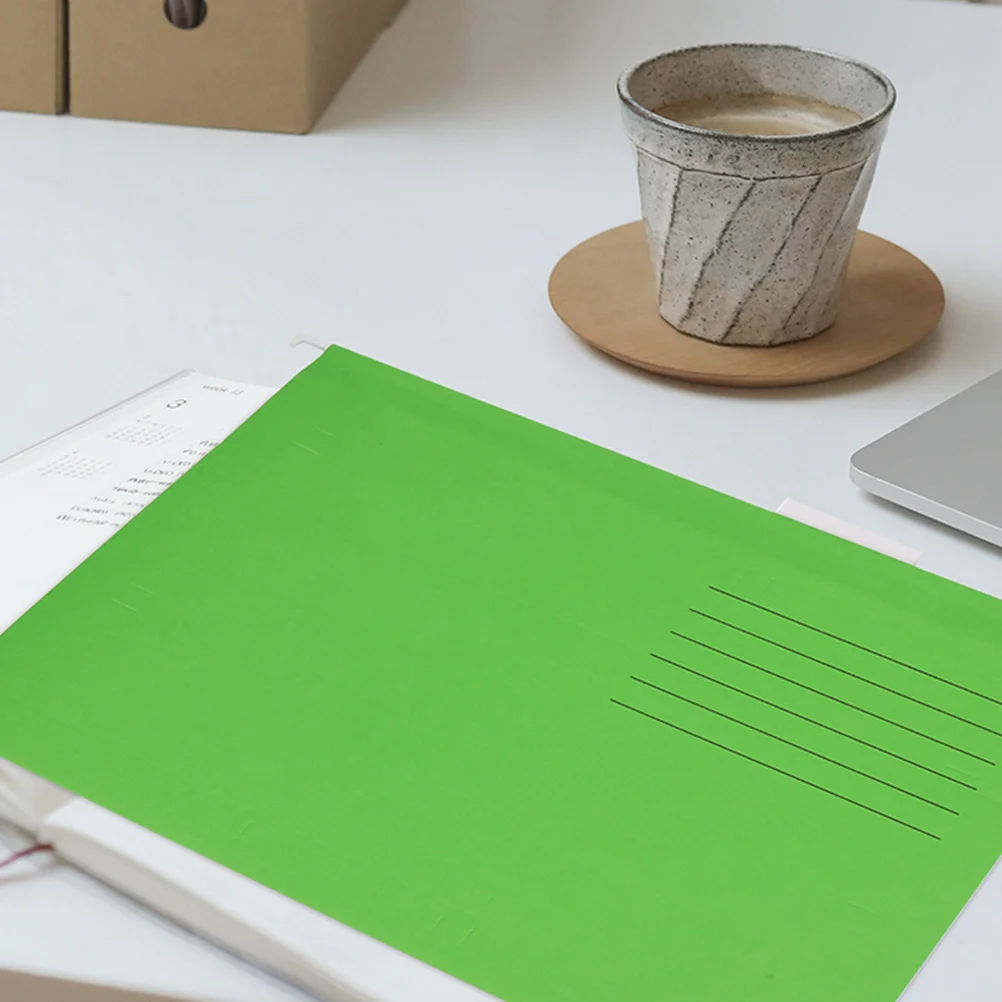 แฟ้มแขวน 10 ชิ้น ขนาด A4 แบบพกพา แข็งแรง ทนทาน สำหรับจัดเก็บเอกสารในสำนักงาน บ้าน โรงเรียน ใช้เก็บใบเสร็จ ใบแจ้งหนี้ หลายชั้น