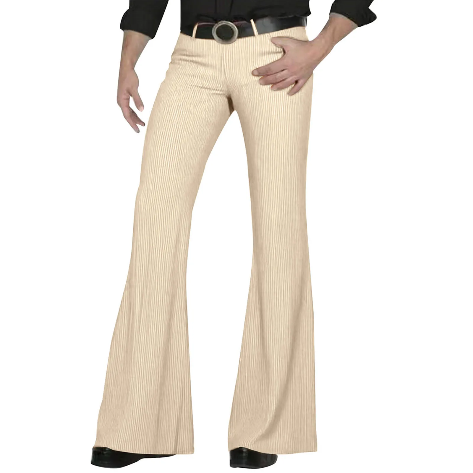 

Мужские повседневные брюки-клеш, модные классические расклешенные брюки в стиле ретро, весенне-осенние новые мягкие удобные узкие брюки