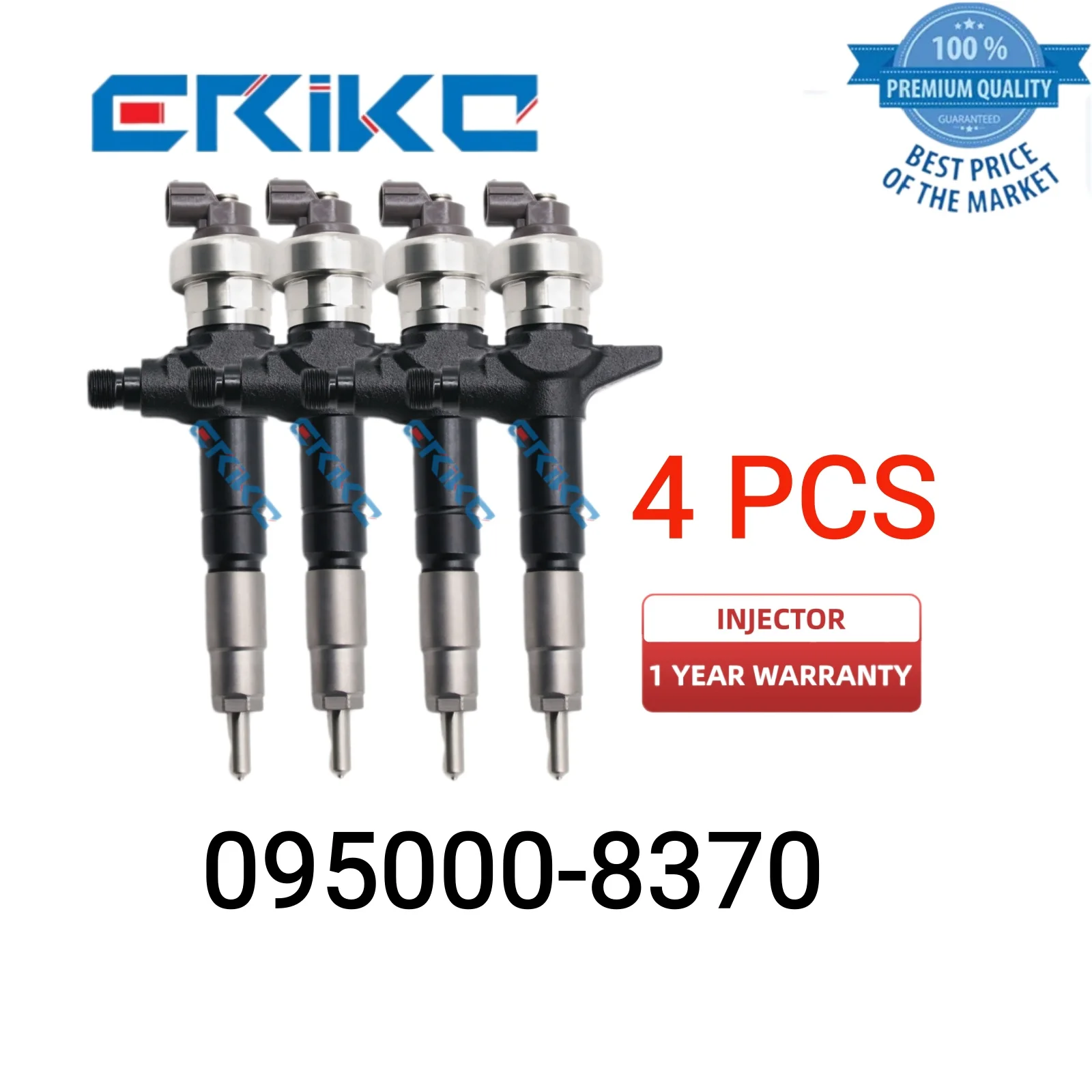 

4 PCS 095000-837# Diesel Engine Common Rail Injector 8-98119228-# Body Injector 095000-8370 for ISUZU