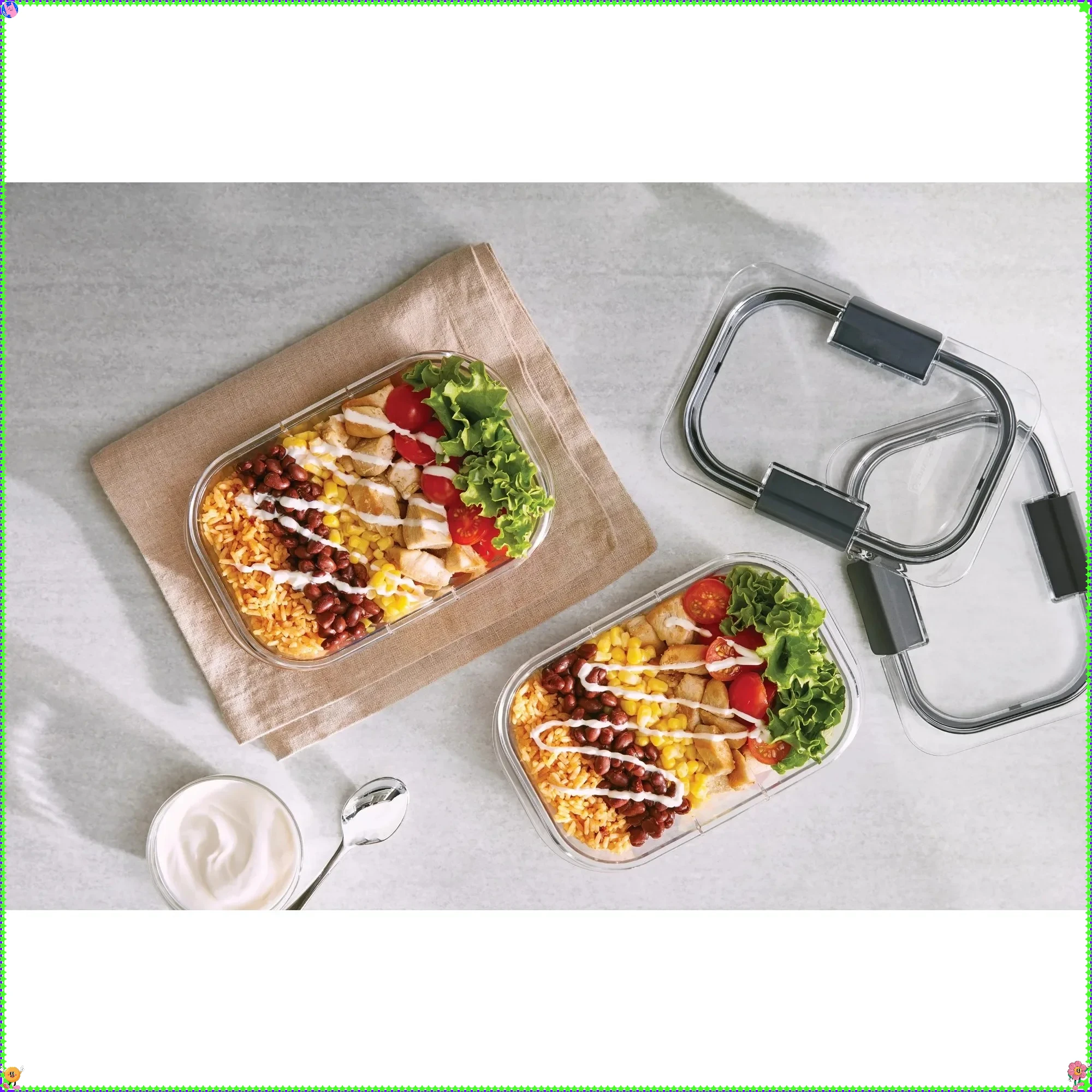 

Контейнеры для хранения пищевых продуктов, набор из 18 штук, герметичные, без BPA, прозрачный пластик, для хранения продуктов, идеально штабелируемые, экономия места