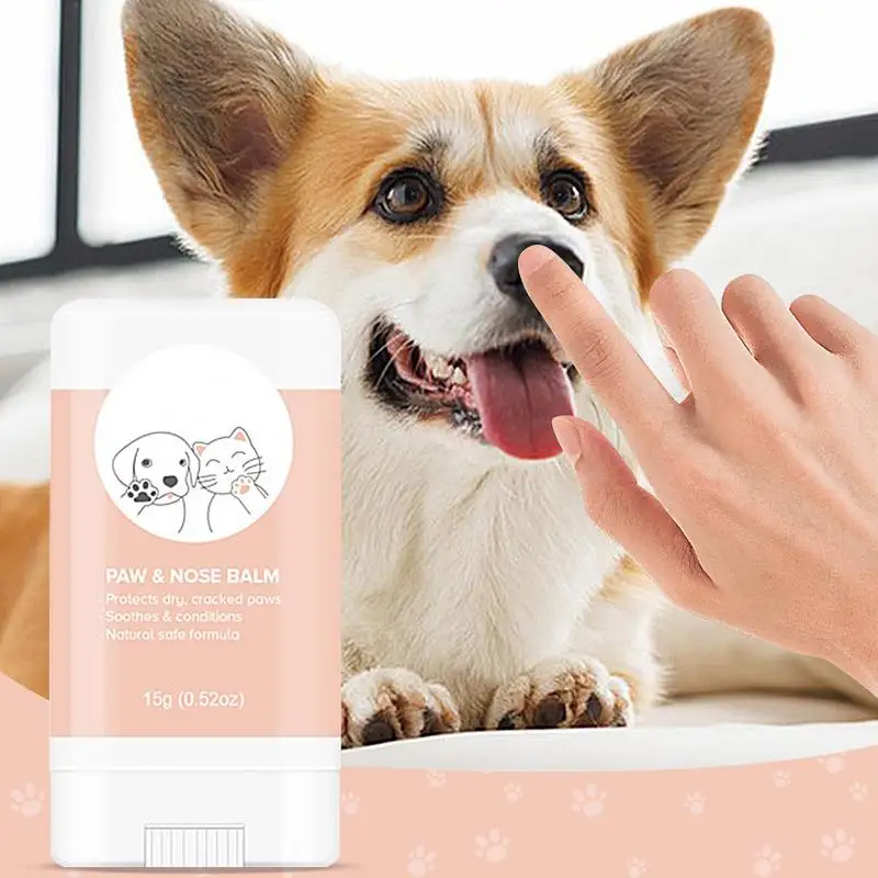 Dog Paw Wax 15g Dog Paw Protector Rewitalizujący krem nawilżający łapa kota do ogrzewania piasku śniegu nawilża i łagodzi podrażnione łapy i