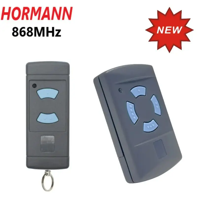 

Newest HORMANN 868mhz Remote Control Compatible with hsz1 HSM2 HSE2 HSM4 HSD2-A Blue Button Transmitter Garage door Openers