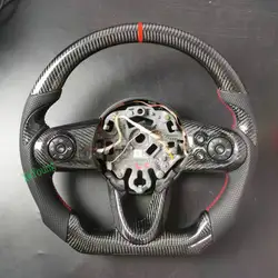 100% Real Forged / Carbon Fiber Car Steering Wheel For BMW Mini F54 F55 F56 F57 F60 JCW (No Paddle Shifters)