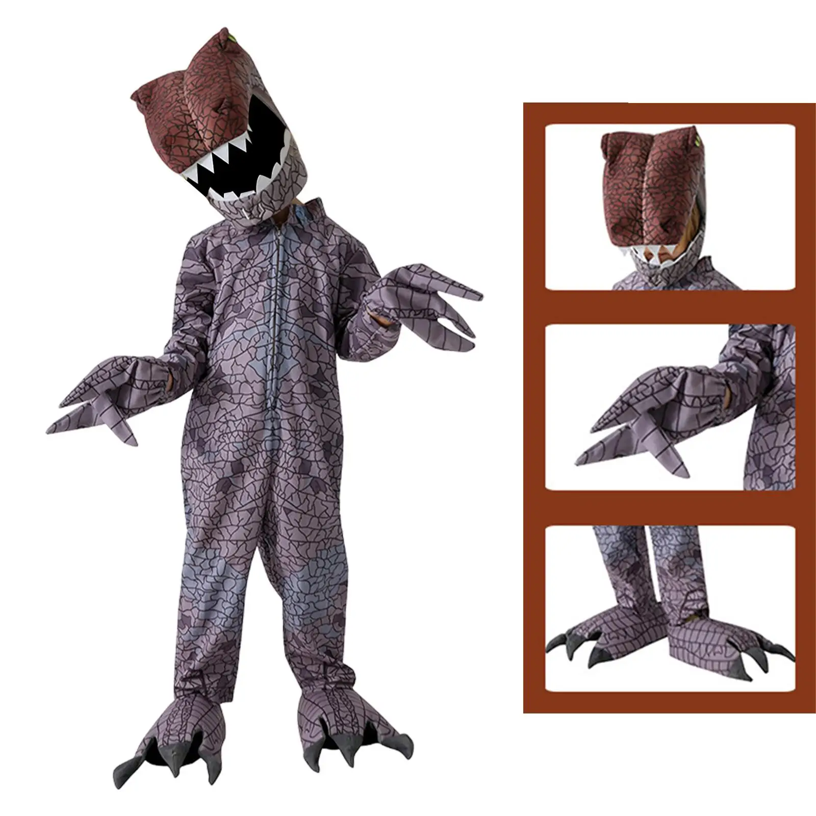 مجموعة أزياء الديناصور للأطفال كارتون الهالوين لدعائم الصور تحت عنوان الحفلات S #5