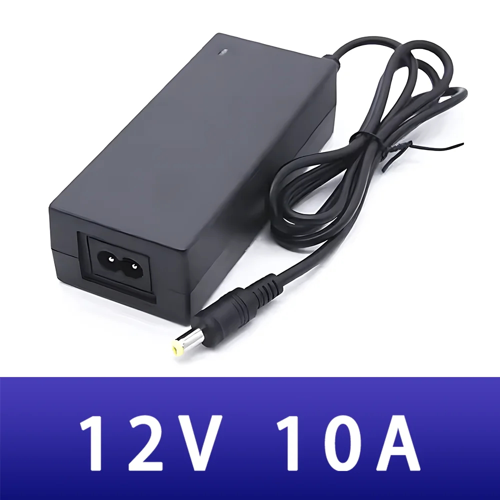 AC DC 12V 10A power adapter 10000mA EU AU UK US 5.5mm*2.1mm plug 220V To 12V Universal Charger For LED Driver LED