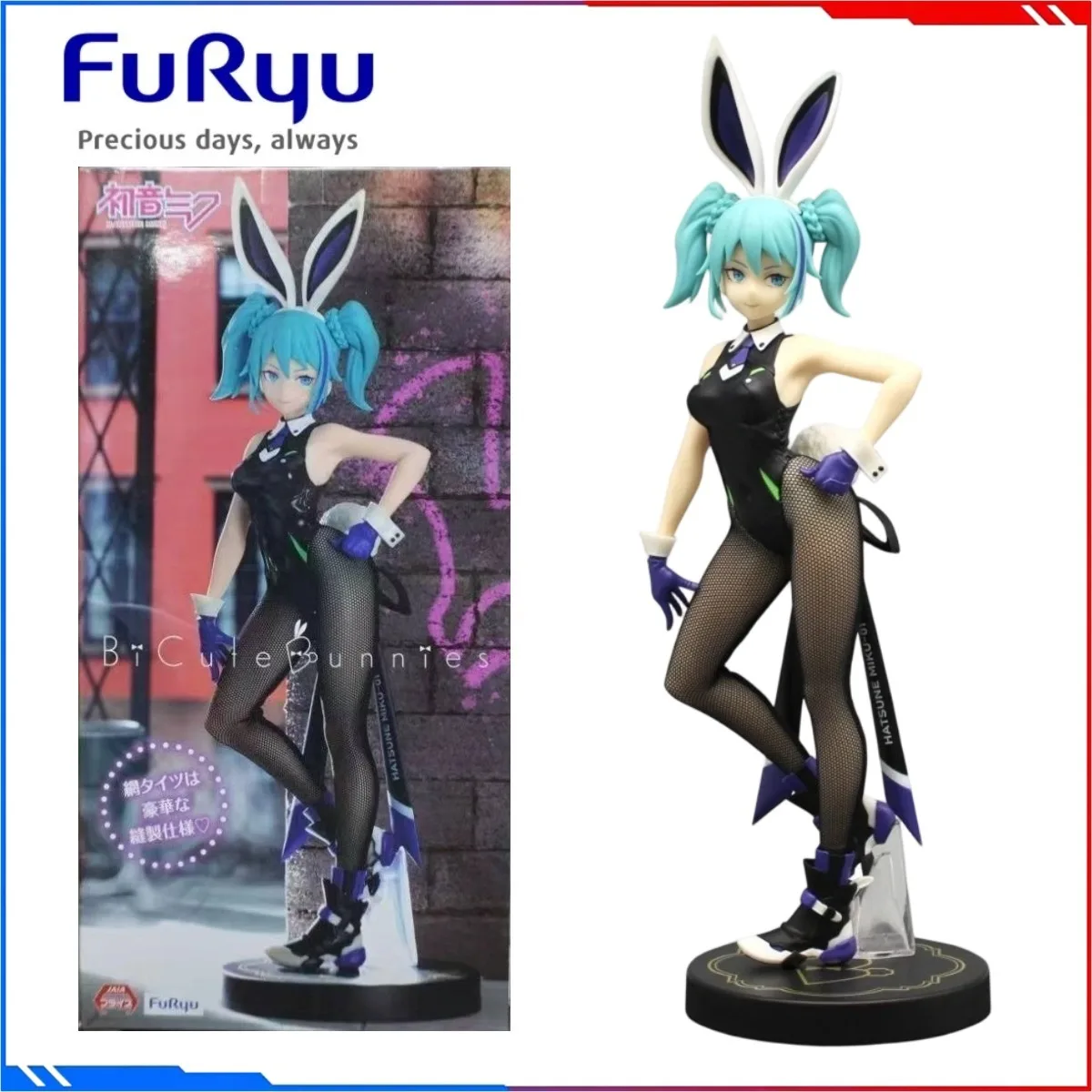正規品-フリュー-オリジナルフィギュアモデルキット-ピアプロキャラクター-初音ミク-bicute-bunnies-アニメストリート-バイオレットカラーver-アクション玩具
