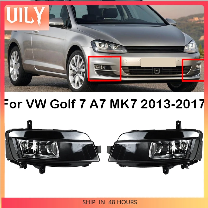 5GG941661 5GG941662 Левый правый передний бампер Противотуманная фара с галогенными лампами для VW Golf 7 A7 MK7 2013 2014 2015 2016 2017