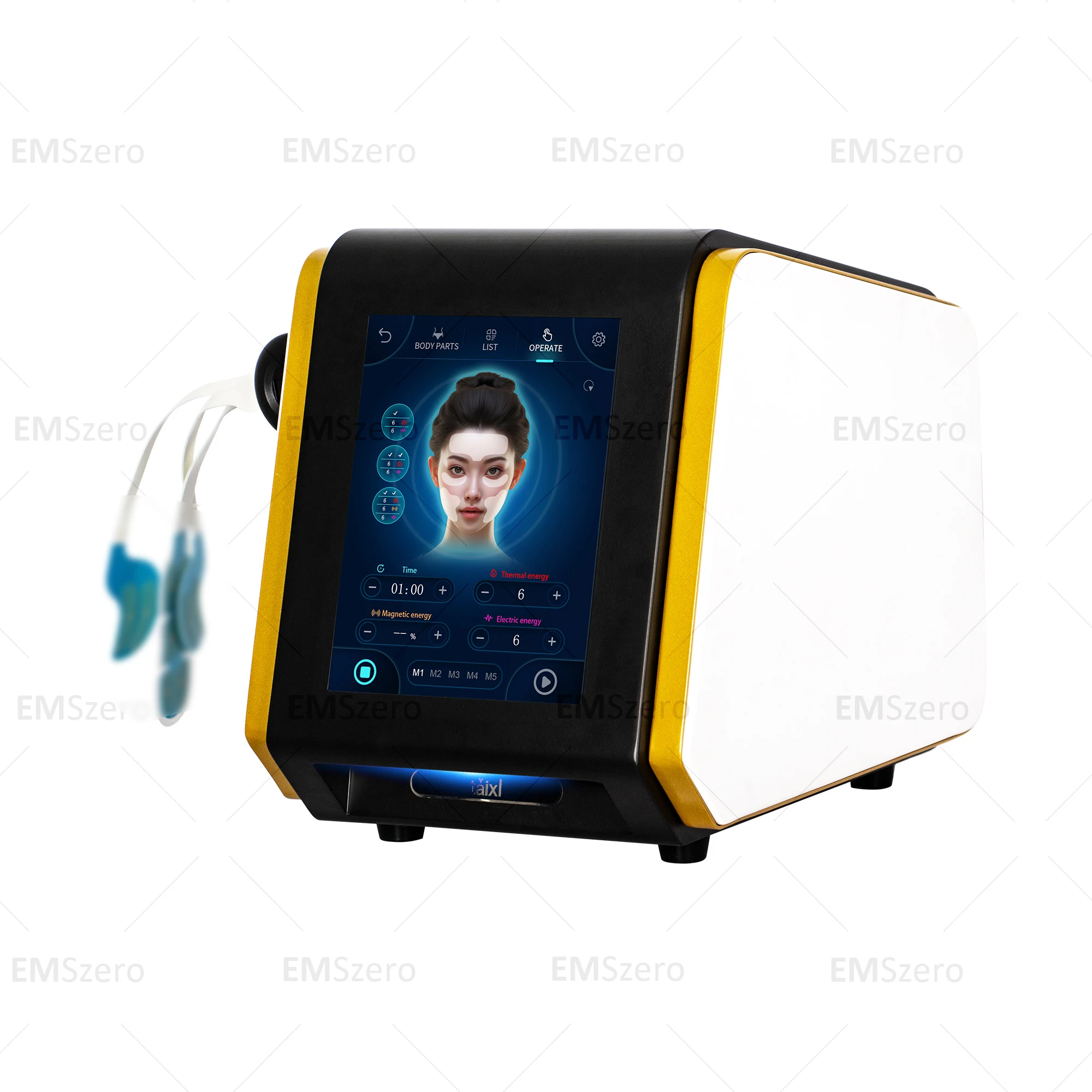 Ems rf máquina de lifting facial remoção de rugas regeneração da pele spa equipamentos de beleza aperto rejuvenescimento ems rosto 2025