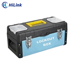 Personal Lockable Portable Double Layer Lock Bag Maintenance Lockout Tool Box For LOTO Industrial Overhaul