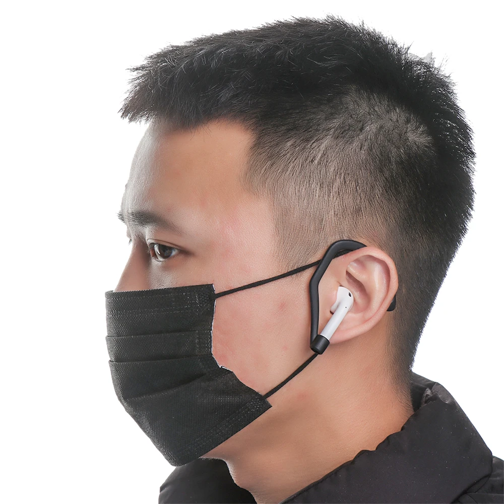 Anti Loss Strap Silicone Earphone Holders Secure Fit Hooks Anti-lost Earhooks Protective Ear Hook For Apple AirPods 1 2 Pro