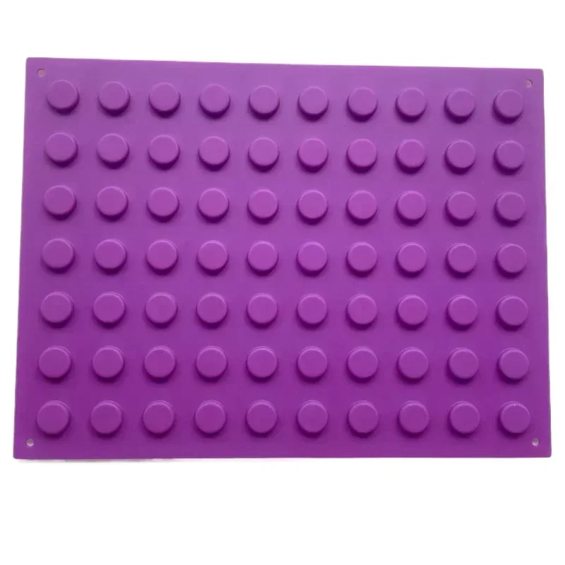 Nuovo cuscinetto per strumenti magnetici viola, cuscinetto in silicone antiscivolo flessibile sterilizzato ad alta temperatura e riutilizzabile/30 * 40 cm