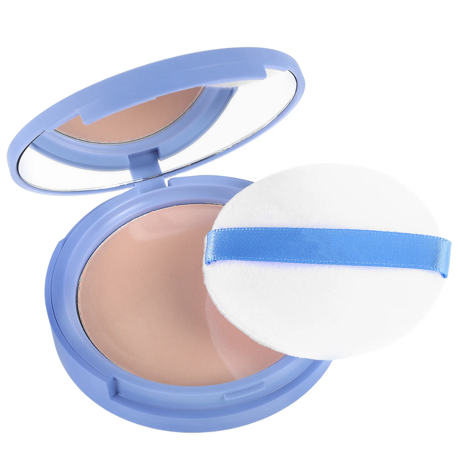 Dual-Use Matte Compact Powder Waterproof Long Lasting Full Coverage Face Setting Pressed Powder Natural Finish Oil Control