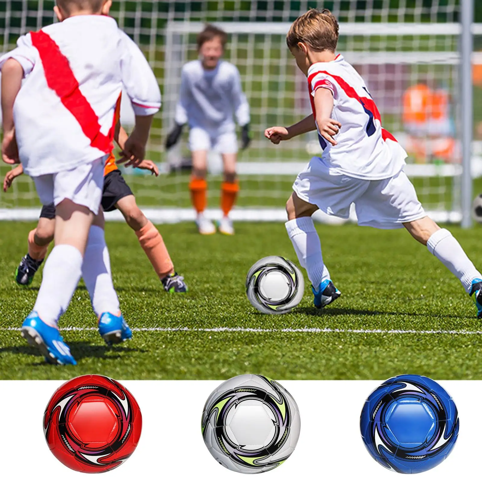 ลูกฟุตบอลสําหรับเด็กขนาด 5 ลูกฟุตบอลฝึกซ้อมเท้าสบายมาตรฐานฝึกฟุตบอลสําหรับเด็กผู้ชายนักกีฬาเยาวชนนักเรียน