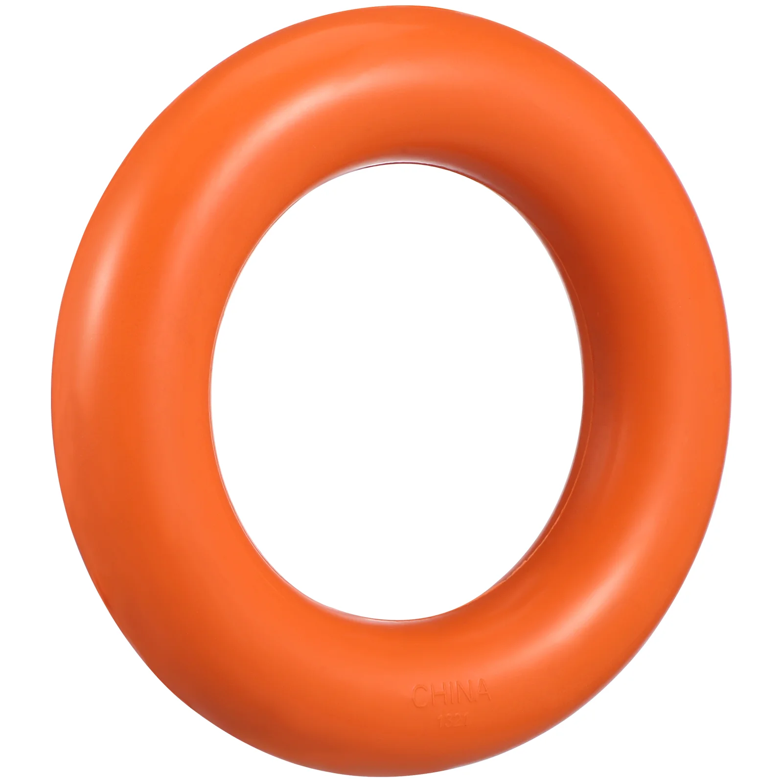 Durable And Natural Rubber Dog Biting Toy Ring Pet Chew Clean Teeth Toy (Orange) dog toy ring rubber pet chew toys
