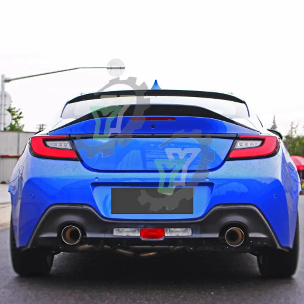 Carbon Fiber Look/Gloss Black Car Rear Window Roof Wing Spoiler Wing Refit Trim For TOYOTA ZA86 GR86 For Subaru BRZ 2022+