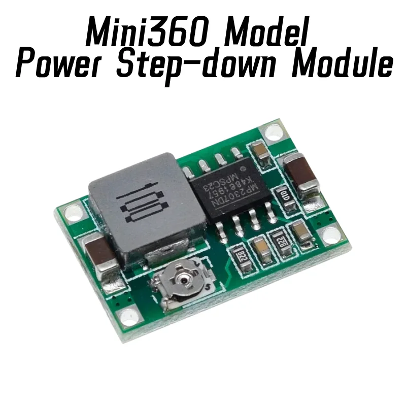 Mini360 RC Airplane Module Mini 360 DC Buck Converter 2A Step Down Module 4.75V-23V to 1V-17V 17x11x3.8mm LM2596