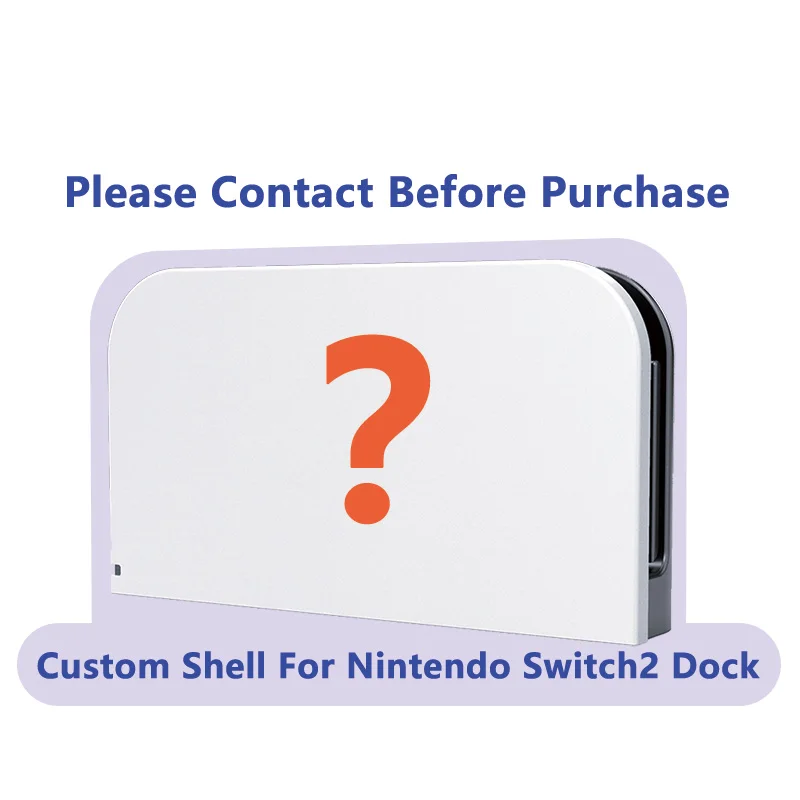 Игровая пользовательская док-станция для Nintendo Switch2, защитный чехол с твердым корпусом, милый дизайн наклейки, создайте свой собственный