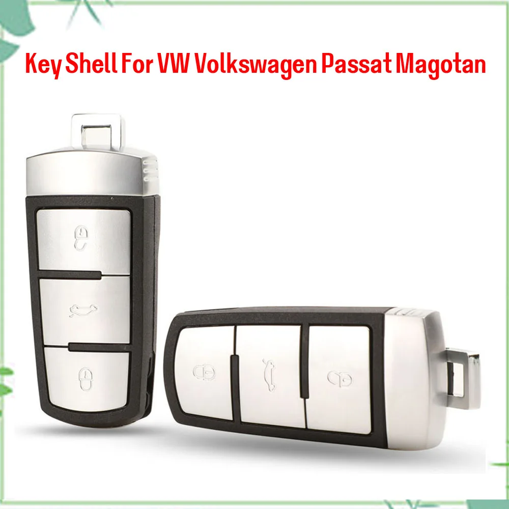Jingyuqin New Intelligent Shell Smart Remote Car Key Case Cover Style For VW Volkswagen Passat Magotan 3 Buttons