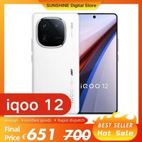 In Stock Vivo Iqoo 12 Smart Phone Android 14.0 Snapdragon 8 Gen 3 OTA Update 6.78\